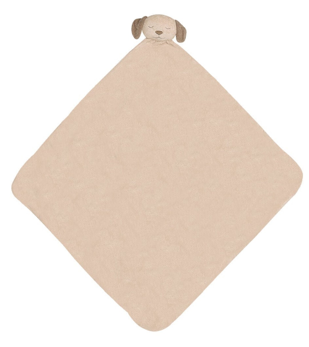 Personalized Angel Dear Brown Puppy Napping Blanket Etsy