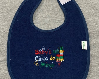 Baby's 1st Cinco de Mayo Bib size 3-12 mos