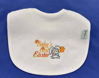 Baby first Easter Bib size 3-12 mos