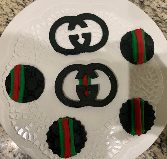Gucci Cupcake Toppers Etsy