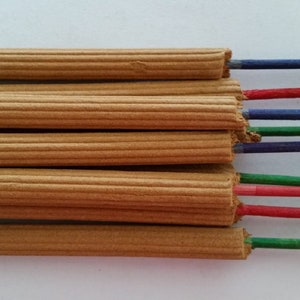 Natural Sandalwood Mosquito Repellent 3hr burn Australian Sandalwood Incense Sticks for Outdoor Picnic Camping Bug Insect Deterrent