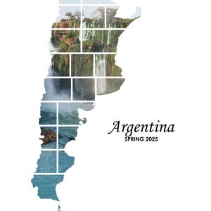 Argentina Collage | Argentina Map Photo Collage | Travel Photo Collage | Destination Photo Collage Template | Holiday Destination Template