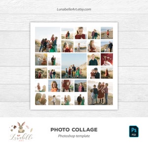 Modelo de colagem de fotos | Modelo do Photoshop | Colagem de fotos personalizadas | Modelo de quadro de humor | Colagem do Photoshop | Colagem personalizada