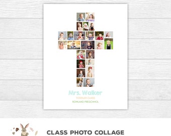 School Photo Collage | School Photo Display |  Teachers Gift | Customized Class Photo Collage | School Graduation Photo | End of Year Gift