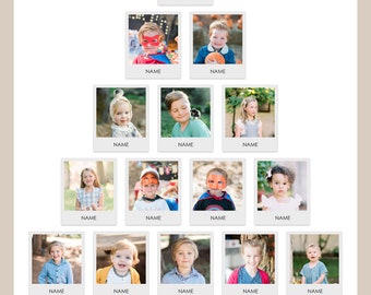 School Photo Collage | School Photo Display |  Teachers Gift | Customized Class Photo Collage | School Graduation Photo | End of Year Gift