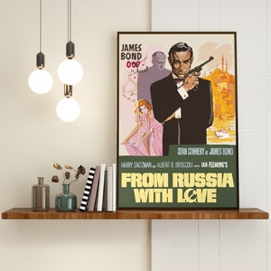 James Bond Poster From Russia With Love