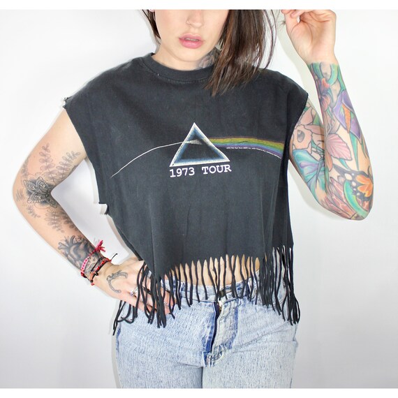 cropped band tee