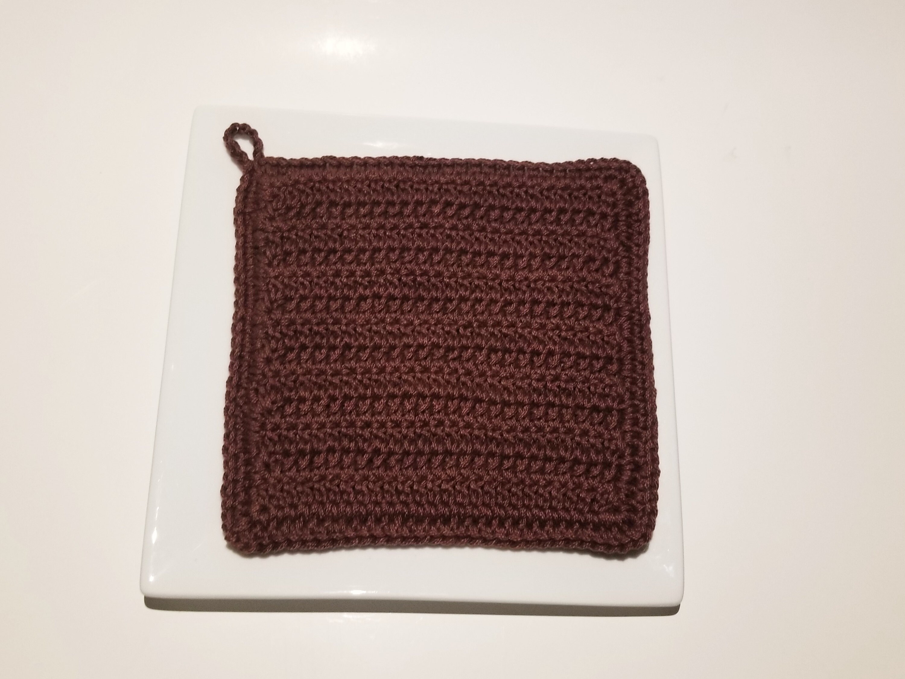 Horseshoe Potholder Crochet Pattern Single Crochet SC Graph Etsy