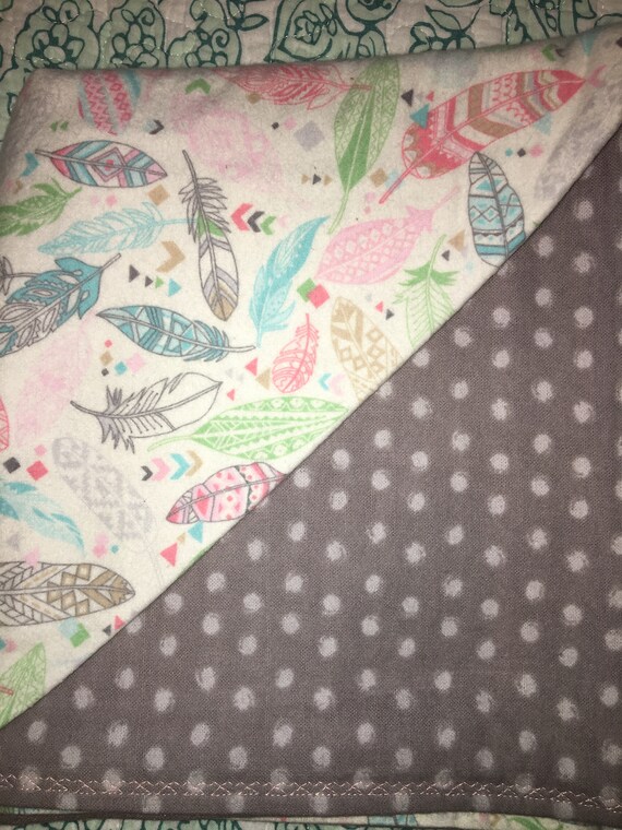 one sided receiving blanket