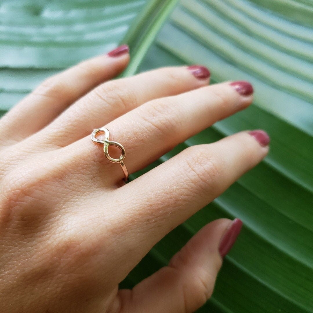 The Kayla Sterling Silver Infinity Ring – Love Chirp Gifts