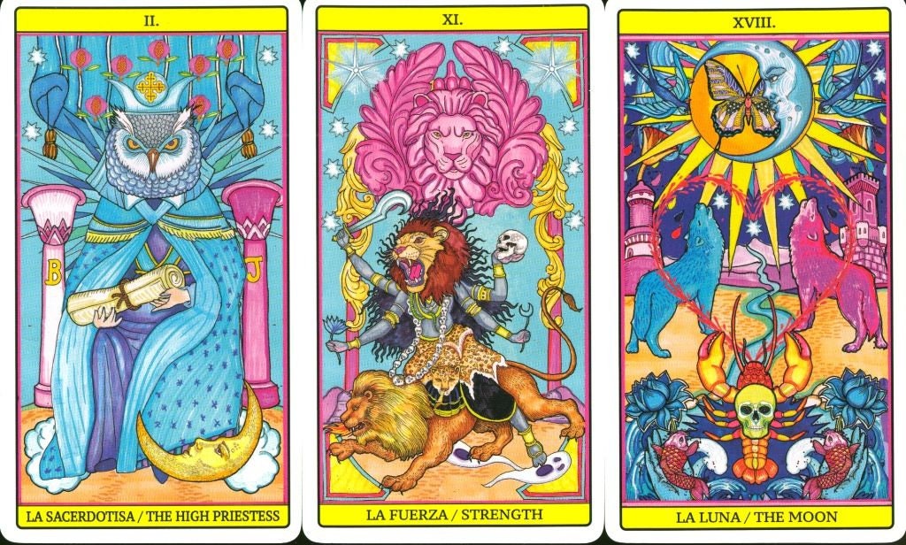 Tarot Deck The God of the three 78 Tarot cards Etsy