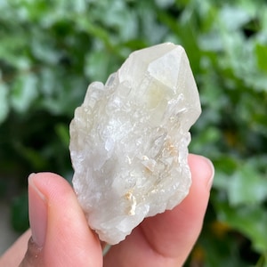 Kundalini Quartz Crystal (35.33G) Raw Citrine Multi Terminated Quartz Point, Rough Clear Light Citrine Crystal, Kundalini Mineral Specimen