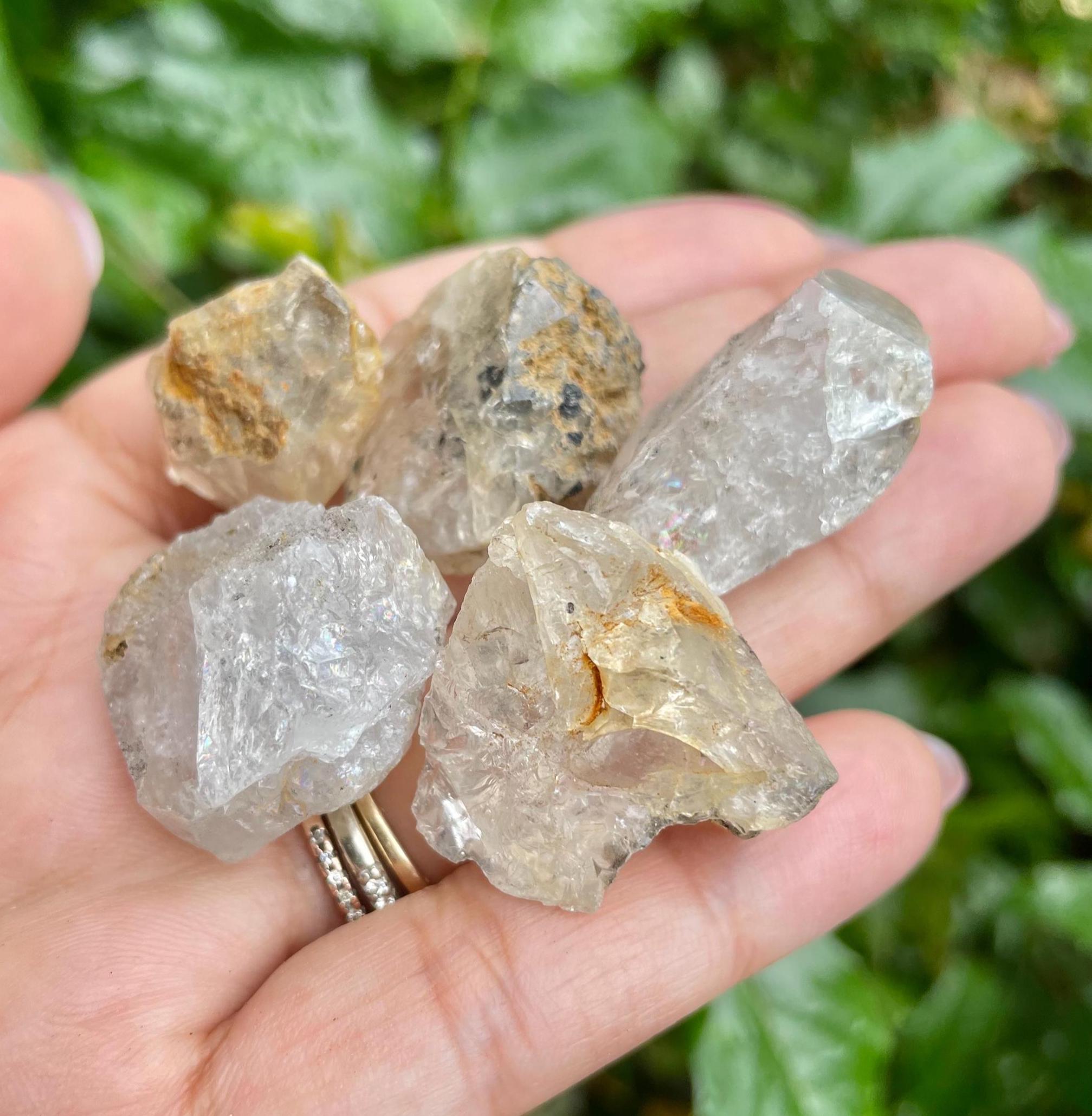 天然石　ニューヨーク産　ハーキマーダイヤモンド　原石　ハーキマー　水晶　クォーツ ニューヨーク ハーキマー産 クォーツ（ハーキマーダイヤモンド