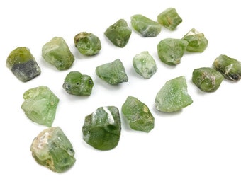 Raw Peridot (1) Peridot Crystal, Rough Peridot, Raw Crystals, Green Peridot, Peridot Stone (ONE) Single Natural Peridot Gemstone