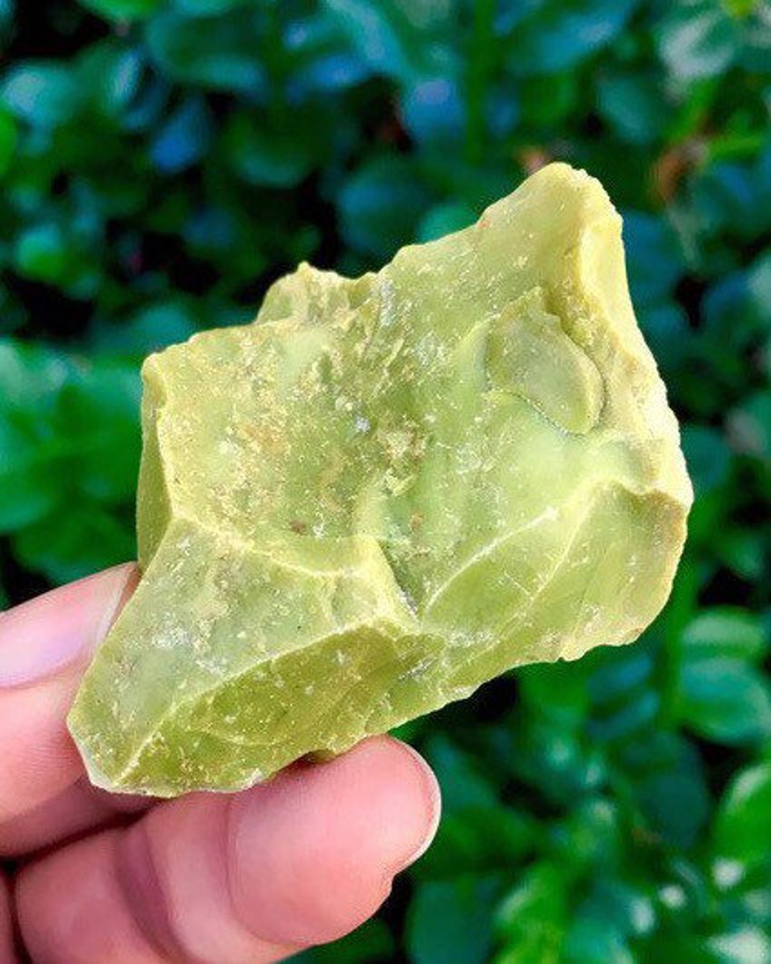 Green Opal 1 Raw Green Opal Stone Natural OLIVE Raw Crystals Etsy