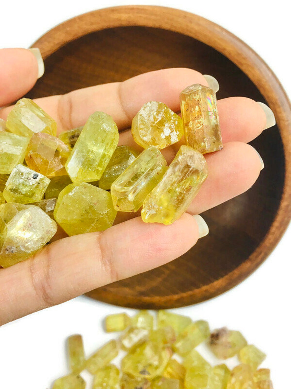Yellow Apatite Crystal 1 Raw Apatite Natural DURANGO MEXICO Etsy
