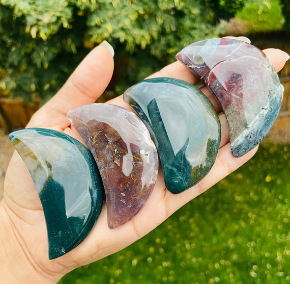 Ocean Jasper Crescent Moons Ocean Jasper Crescent Moons