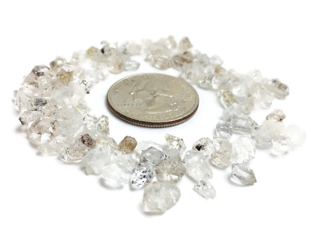 Pakistan Herkimer Diamonds Lot 10G XXS Clear Quartz Crystals Raw