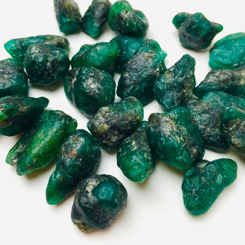 XS Raw Emerald Crystal 1 Rough Emerald Stone COLOMBIAN | Etsy