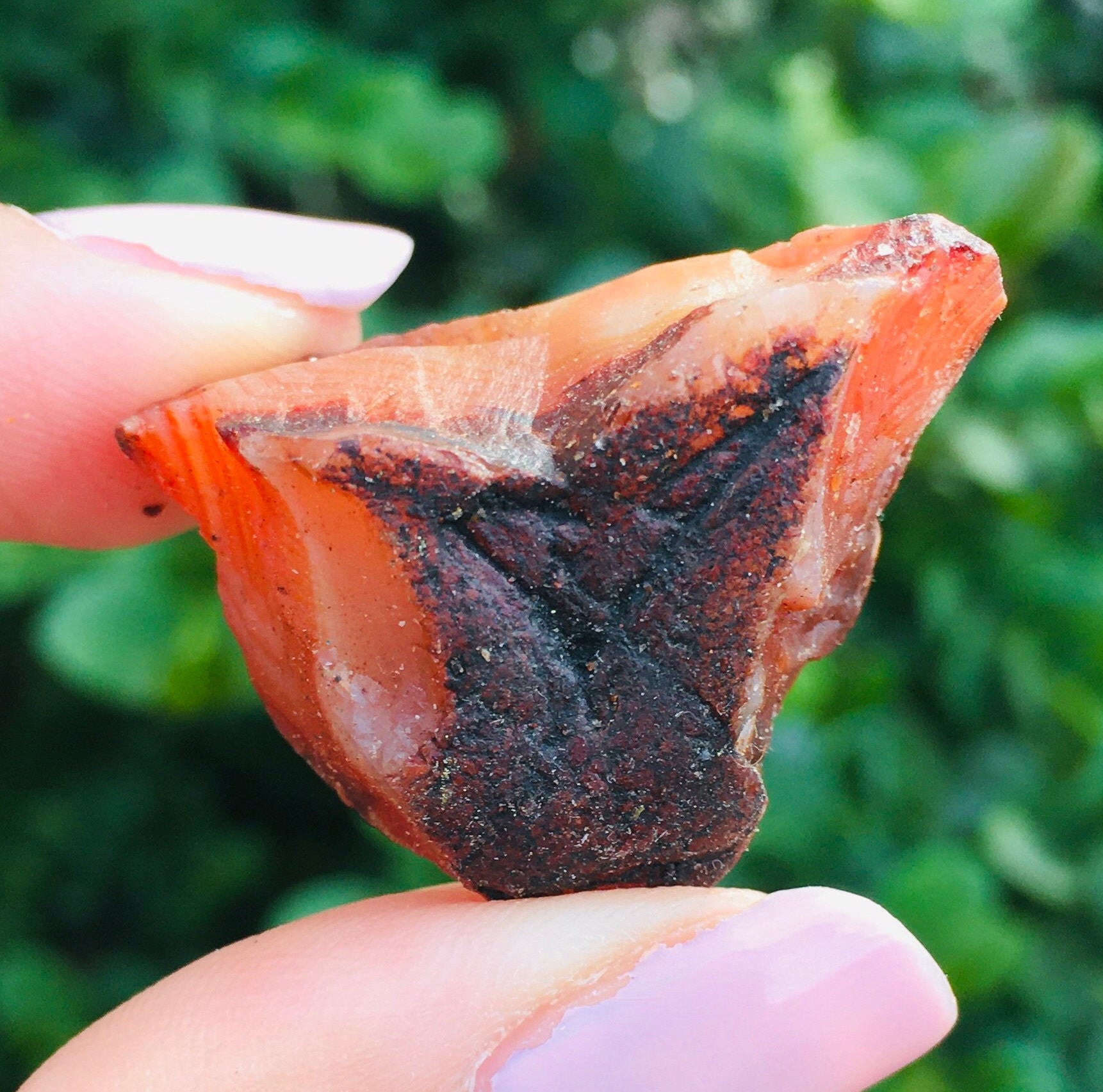 Old Chinese Carnelian Agate Hand Carved Phoenix or rooster