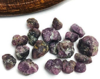 Raw Ruby Crystals (10G): Natural African Rough Gemstones