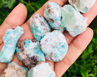 Amazonite Crystal 1 One Raw Amazonite Stone Rough Etsy Ireland