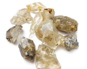 Herkimer Diamond Crystal Shard (5) Small Raw Crystal Herkimer Diamond Quartz, Natural Gemstone - Raw Quartz Specimen New York