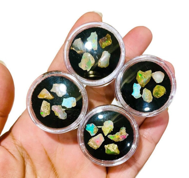 Raw Opal 1 Rough Opal Crystal Fire Opal Stone Loose Opal Stone XS-SM Raw Crystal Rough Gemstone for Craft Jewelry image 10