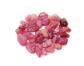 Lot 65+ ct Rubis Bruts Naturels Tanzanie - 13g Cristaux Rouges Vifs Brut - Collection