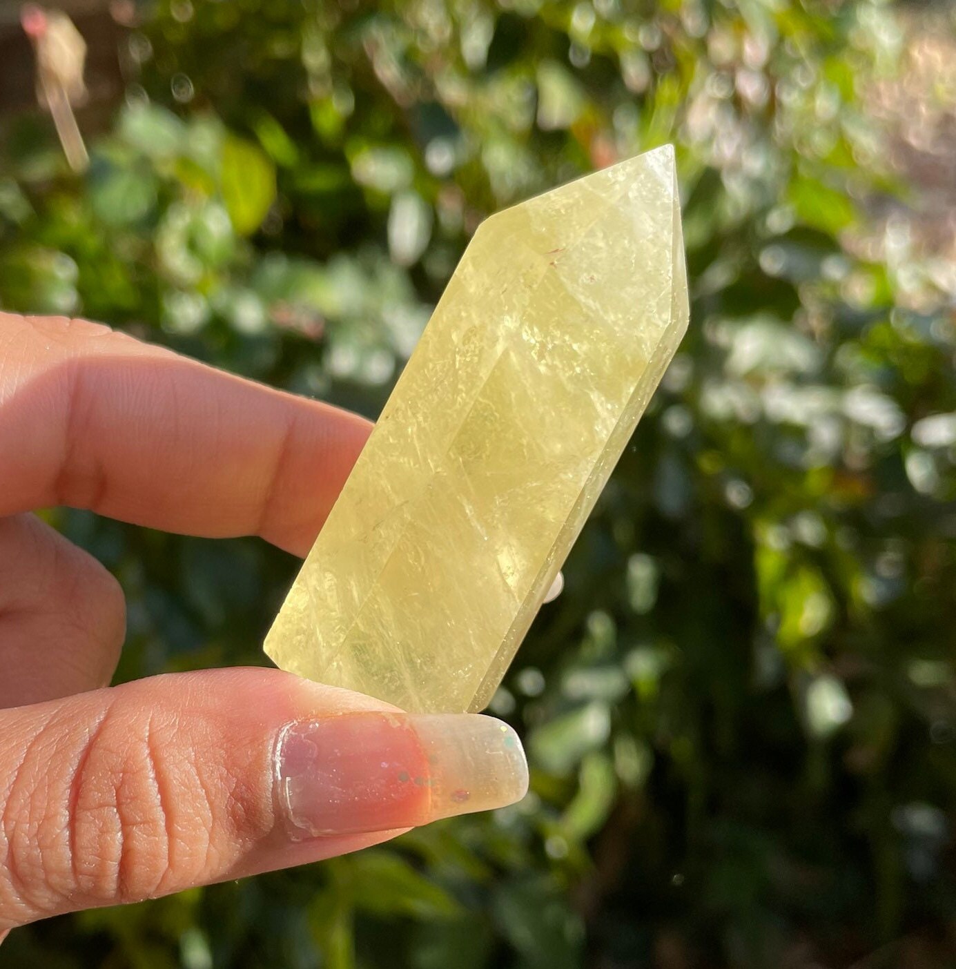 Citrine Crystal Point 1 Light Citrine Tower Obelisk Etsy Finland