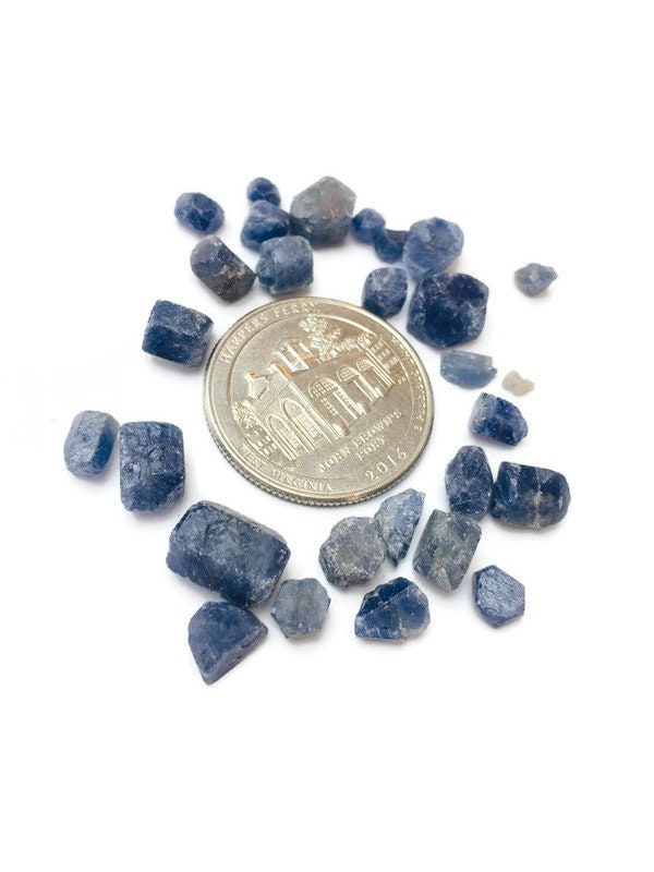 Saphir Bleu Naturel Brut 186.05 Carats - Pierre Précieuse Opaque D'Afrique Du Sud - Idéal Collection Ou Création