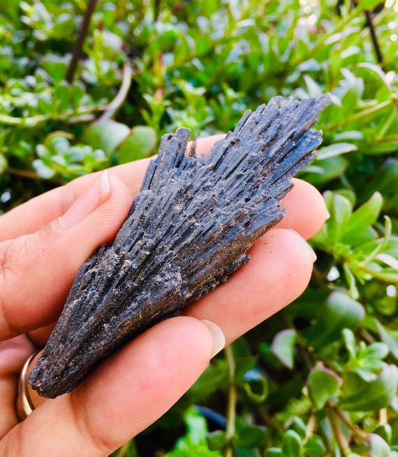 Raw Black Kyanite Blades Raw Black Kyanite Blades