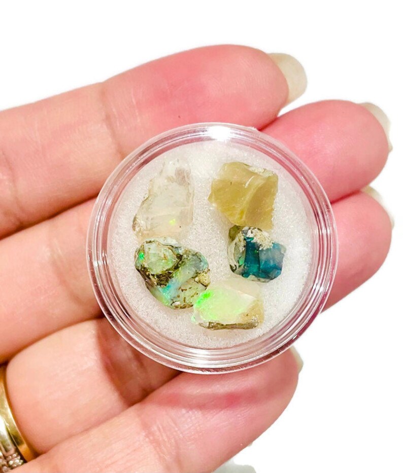 Raw Opal 1 Rough Opal Crystal Fire Opal Stone Loose Opal Stone XS-SM Raw Crystal Rough Gemstone for Craft Jewelry image 8
