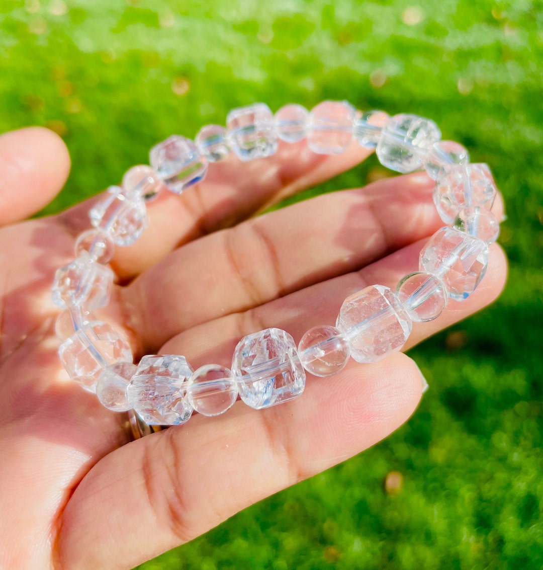Clear stone bracelet discount