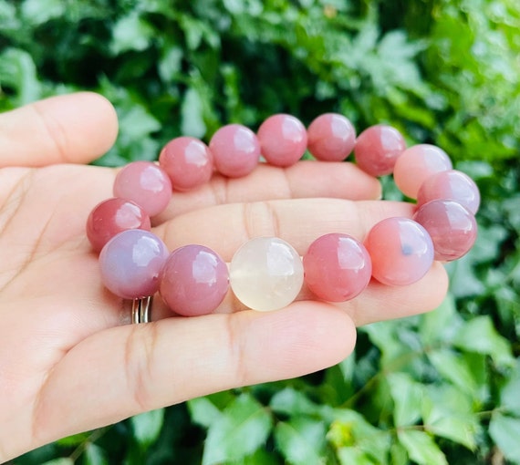 スタージュエリー ガール ピンクビーズ 星型チャーム ブレスレット