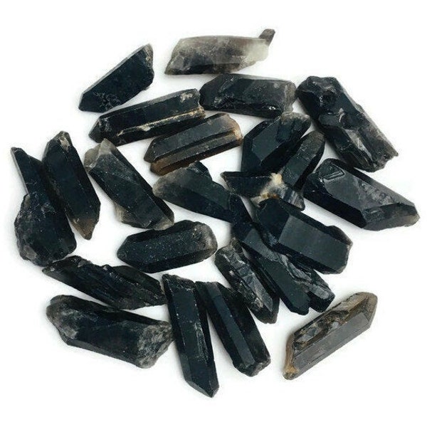 Smoky Quartz Crystal Points (100G) Smoky Quartz Point (MD-LG) Crystal Point, Quartz Crystal, Smokey Quartz, Natural Gems Wholesale Bulk Lot