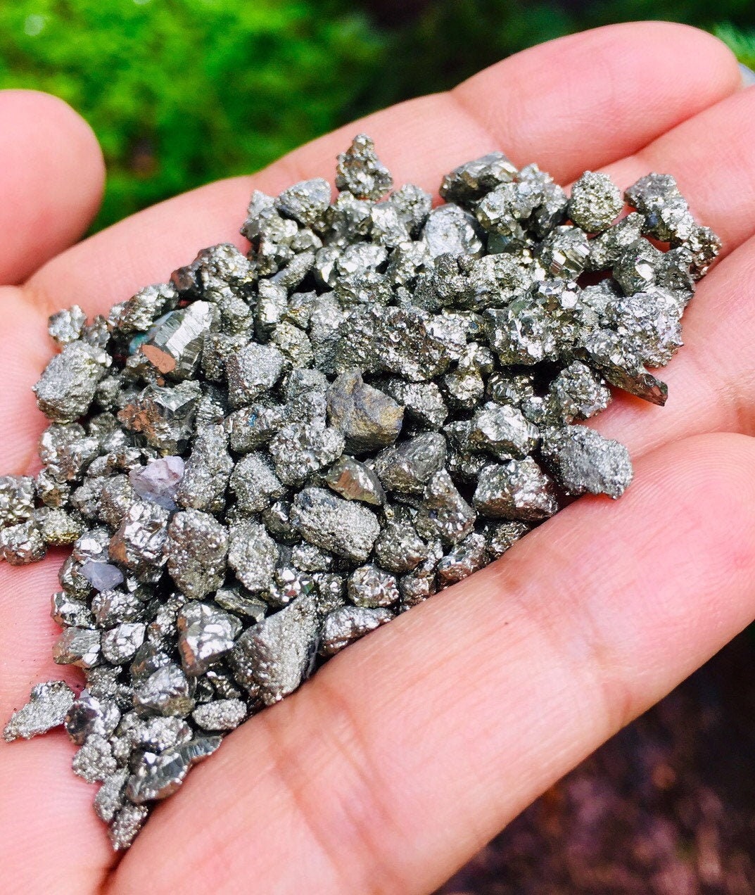Pyrite Crystal 40G Raw Pyrite Stone XXS Chips Gravel Sand Etsy