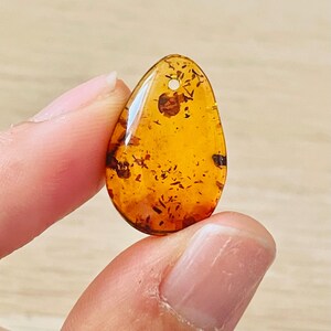 Druppelkristal gepolijst amber: cognacbruine edelsteen (20-30 mm) afbeelding 19