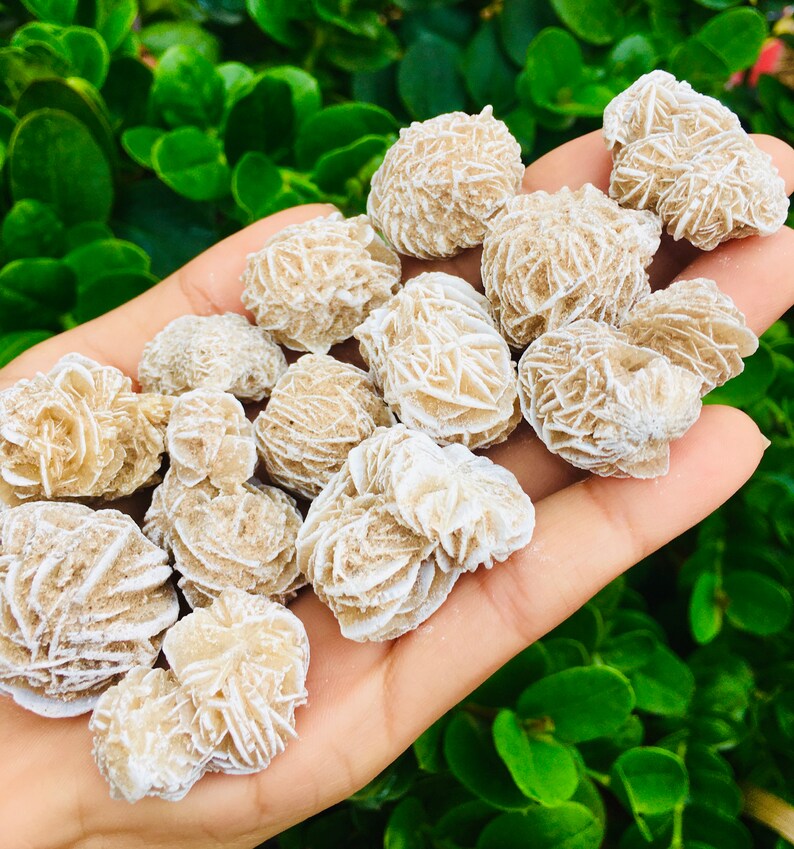Raw Desert Rose Selenite Crystal (1) Natural Selenite White Rosette Stone 25-45mm Small Rough Crystal Gemstone image 6