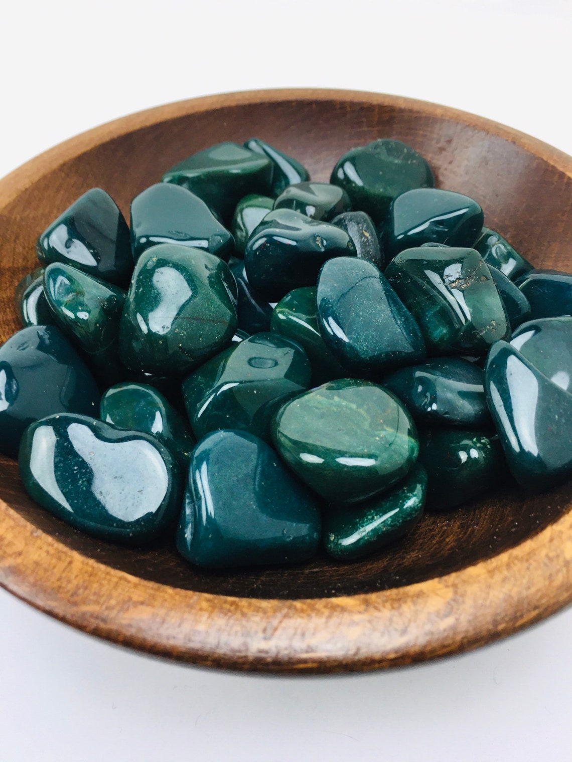 Green Jasper Crystal 1 ONE Tumbled Jasper Stone Natural Etsy