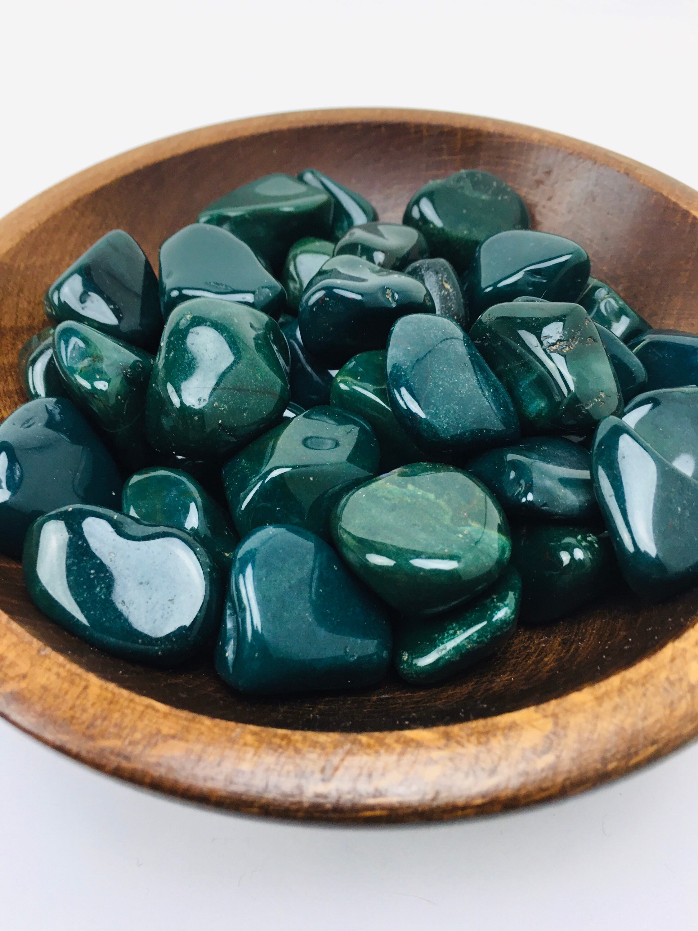 Green Jasper Crystal 1 ONE Tumbled Jasper Stone Natural Etsy