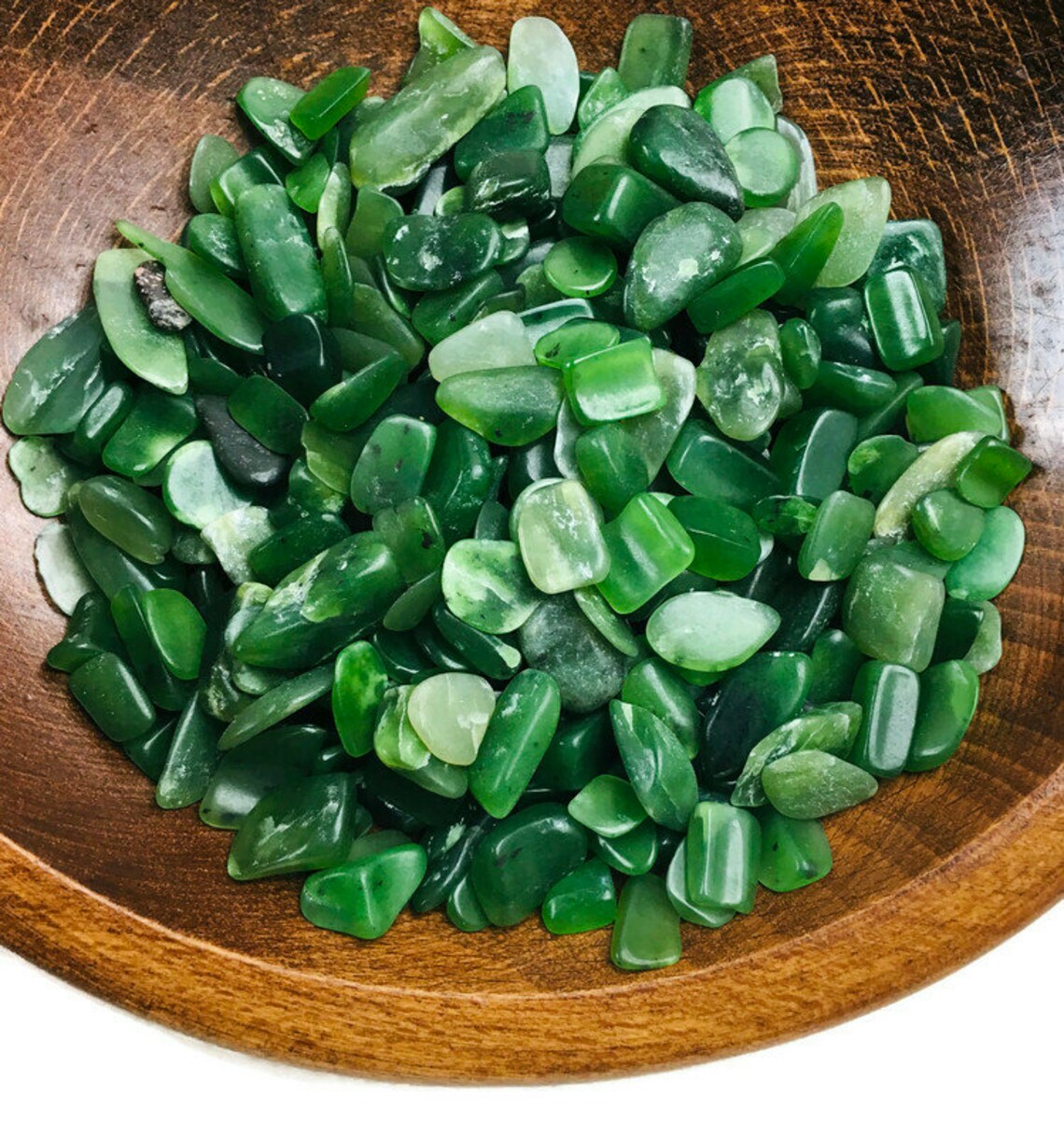 Raw Green Jade 200G Semi Tumbled JADE Crystal Mini Crystal Lot | Etsy