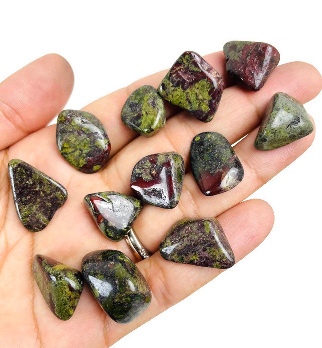 Diaspro Del Sangue Di Drago, Pezzo Di Pietra Grezza Del - Foto 11