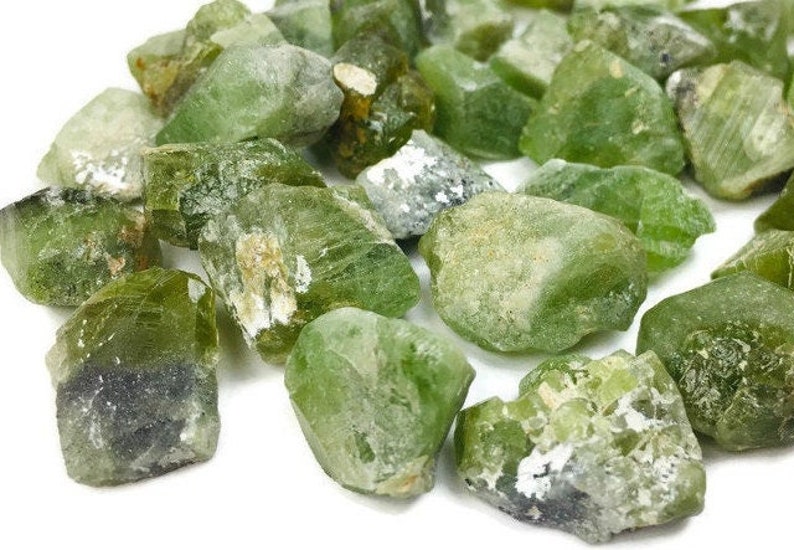 Raw Peridot 1 Peridot Crystal, Rough Peridot, Raw Crystals, Green Peridot, Peridot Stone ONE Single Natural Peridot Gemstone image 2