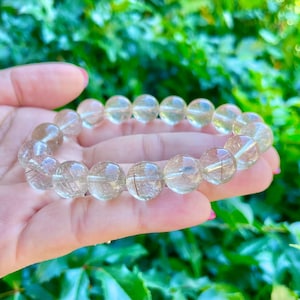 High Grade Red Rutile Quartz Bracelet, Rutile Quartz High Grade Red Rutile Quartz Bracelet, Rutile Quartz