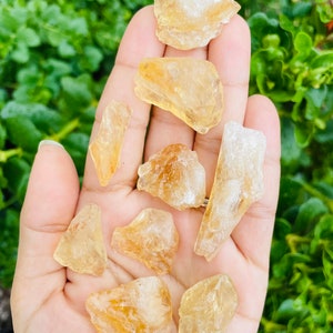 Citrine Crystal (1) One Raw Citrine Stone, Rough Citrine, Raw Crystal (Heated Citrine)