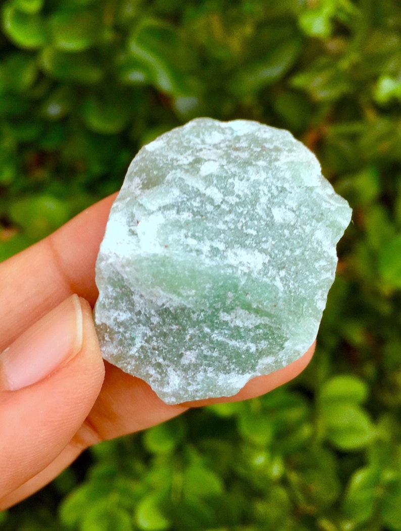 Raw Aventurine Crystal 1 Rough Aventurine Stone Raw Crystal Jade Green Aventurine Stone, Natural Rough Green Aventurine image 1