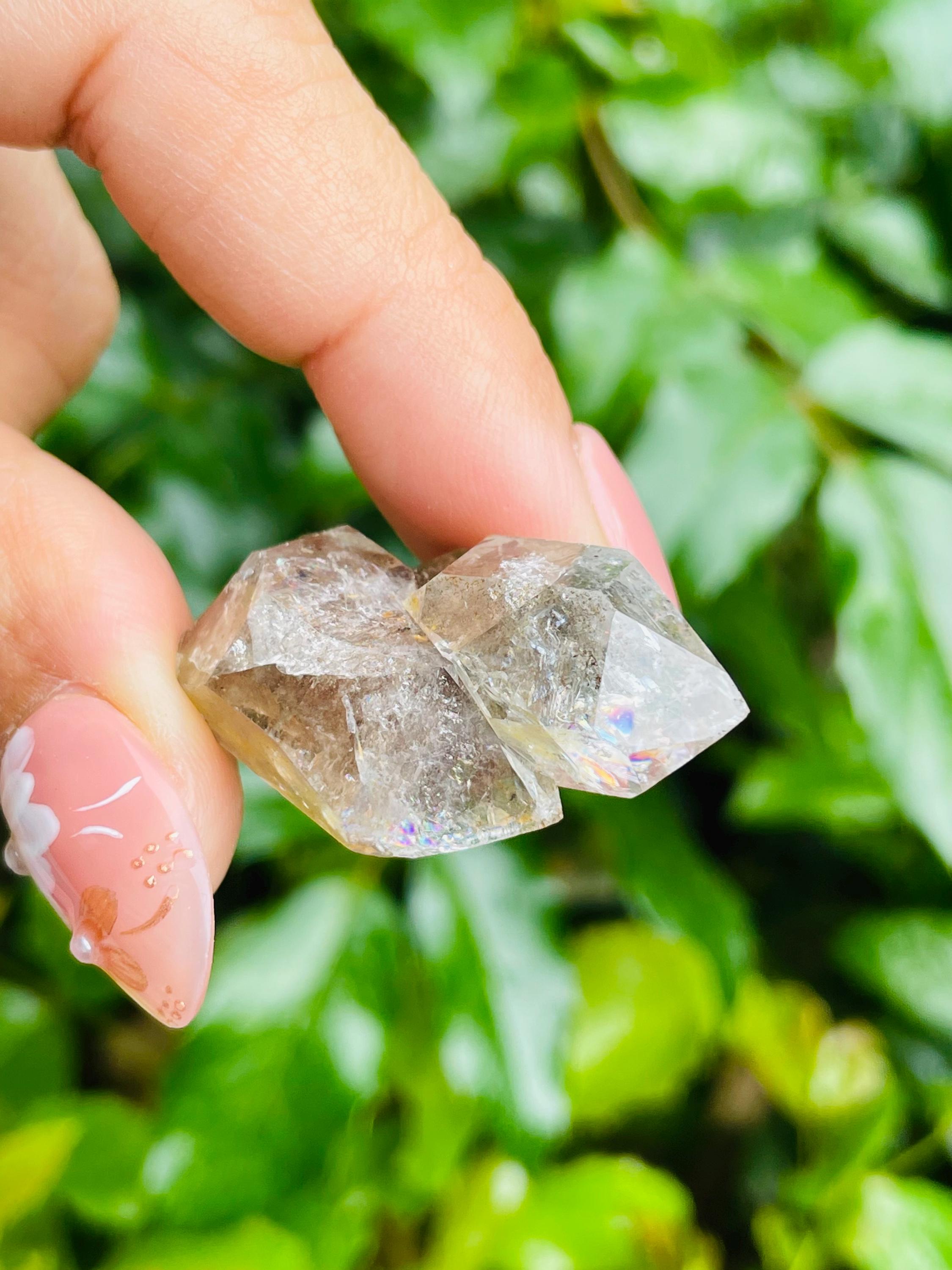 ハーキマーダイヤモンドクォーツクリスタル：ニューヨーク州