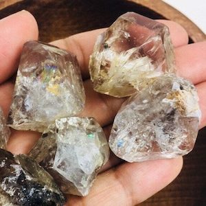Herkimer Diamond: Raw Quartz Crystal Stone from New York (1-1.5&quot;)