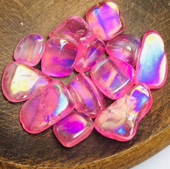 Pink aura quartz